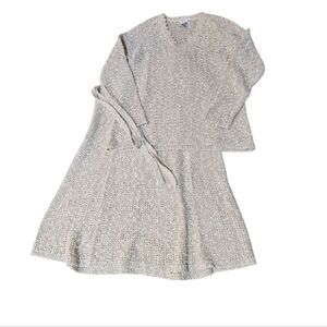 Vintage Pallas 2 Piece Set Women’s Small to Medium Hand knit Irish linen 70s L